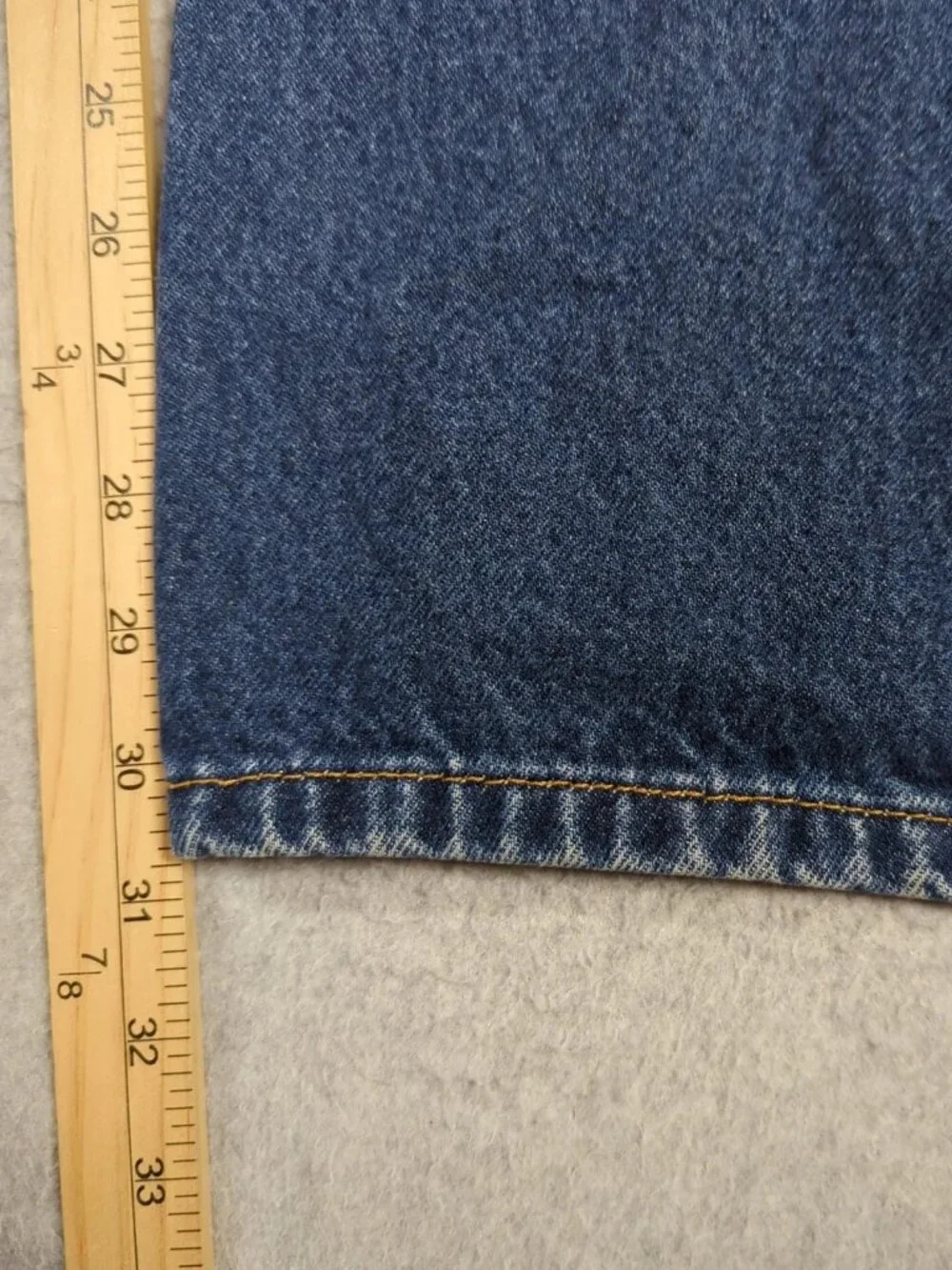 Levi's 505 Jeans Men's 40x32 (Actual 38x31) Blue Denim Regular Straight Fit